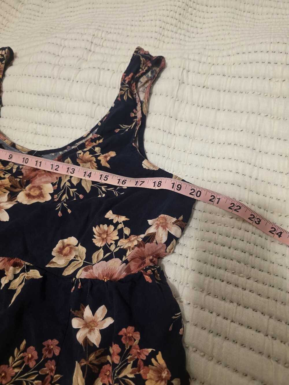 Torrid Navy Floral Mini Sundress Nwot 0x - Picture 3 of 4
